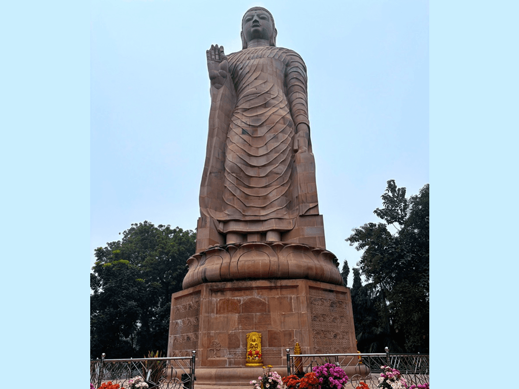 80 feet tall Buddha’s statue