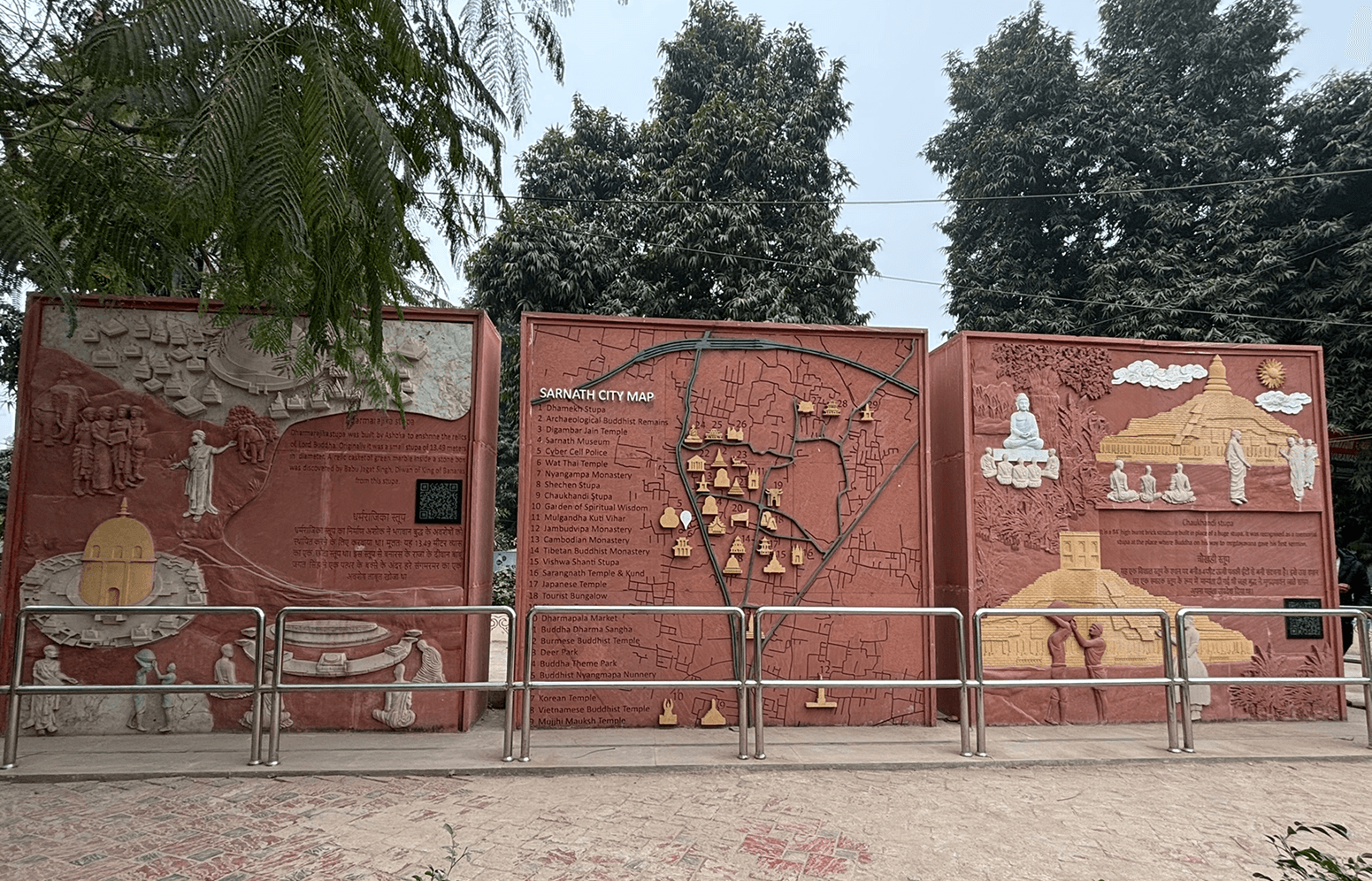 Map of Sarnath