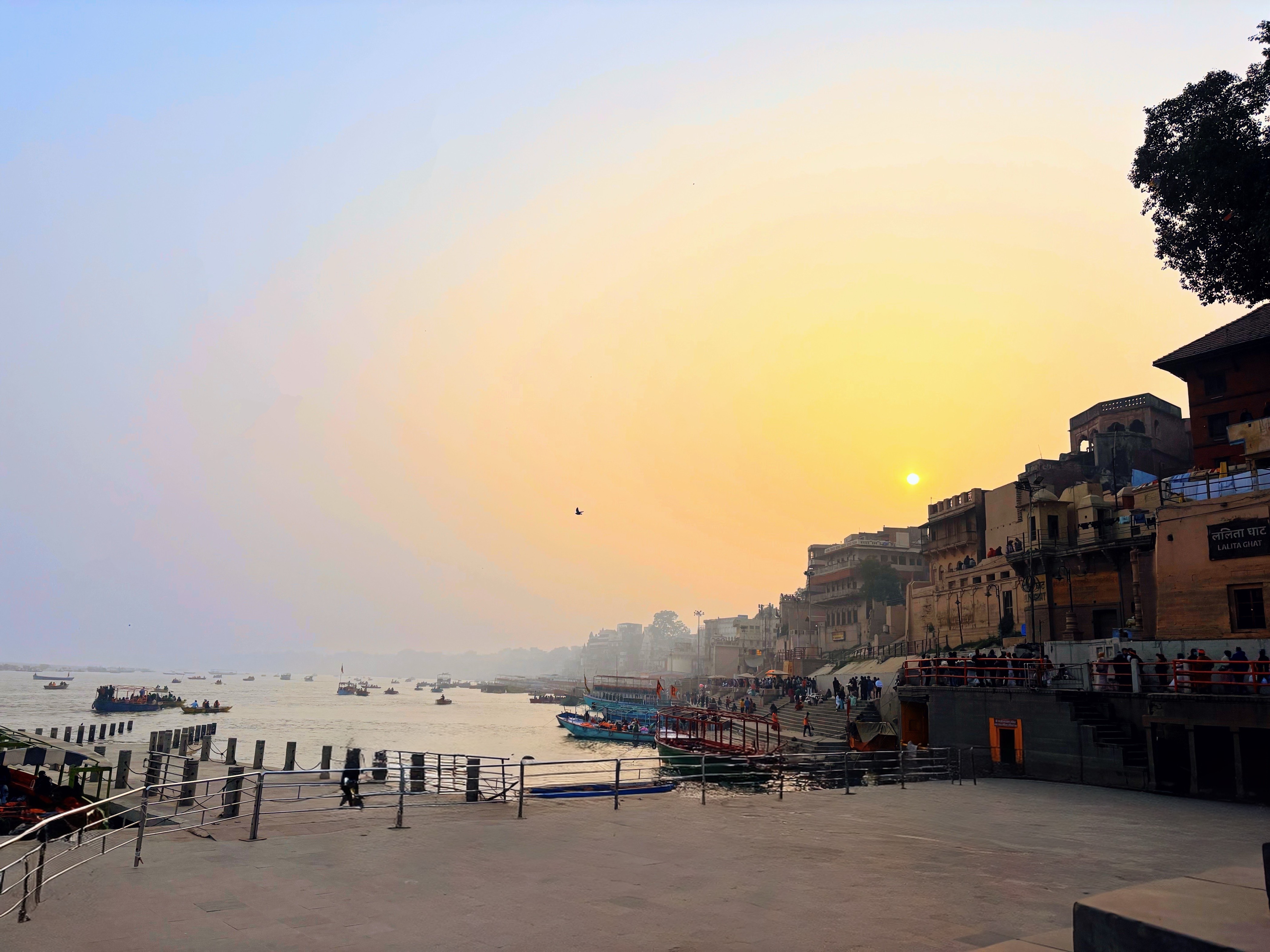 The ghats of Varanasi
